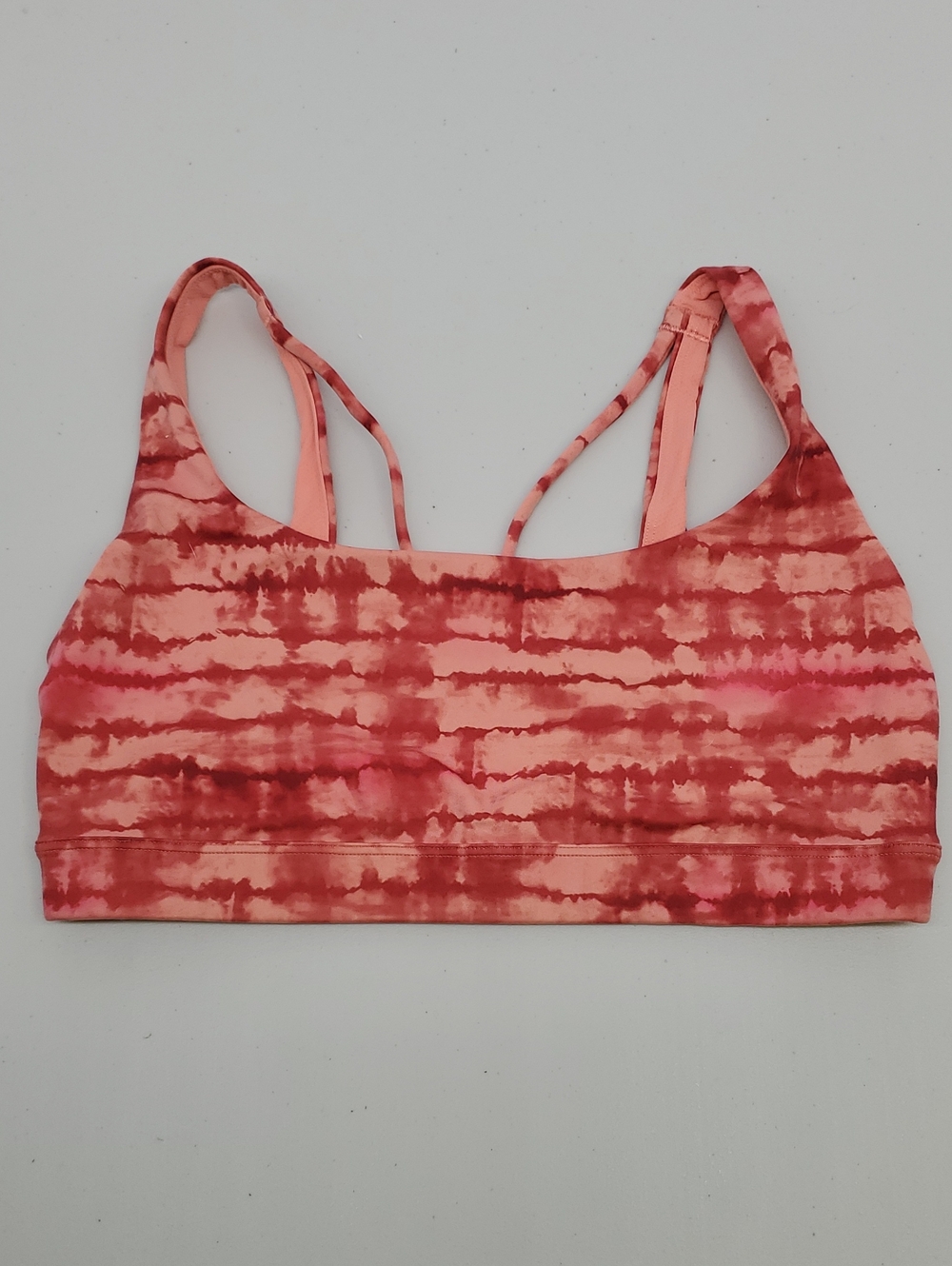 Athleta Exhale Printed Sports Bra Size Medium